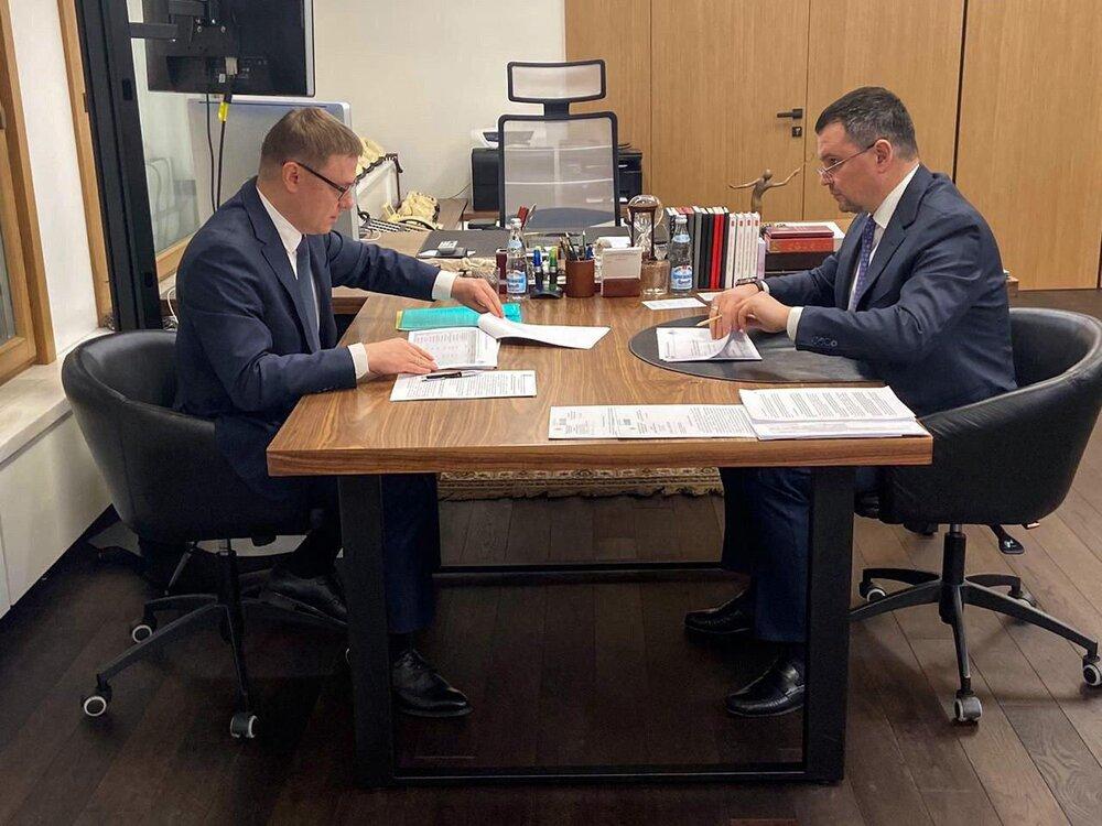 Вице-премьер Максим Акимов провел встречу с губернатором Алексеем Текслером
